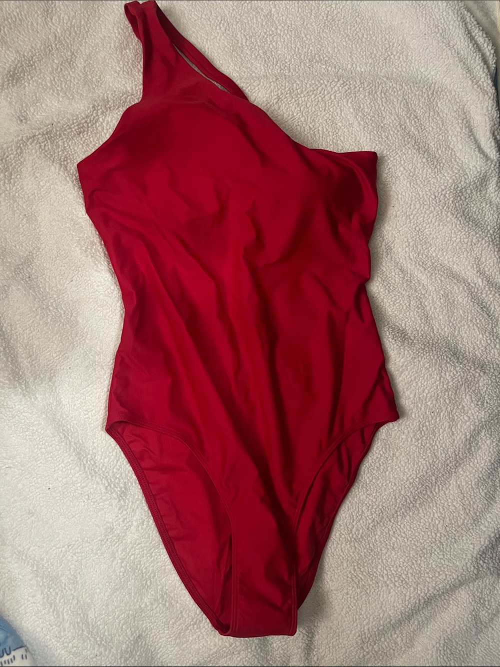 Quince one shoulder bathing suit size small